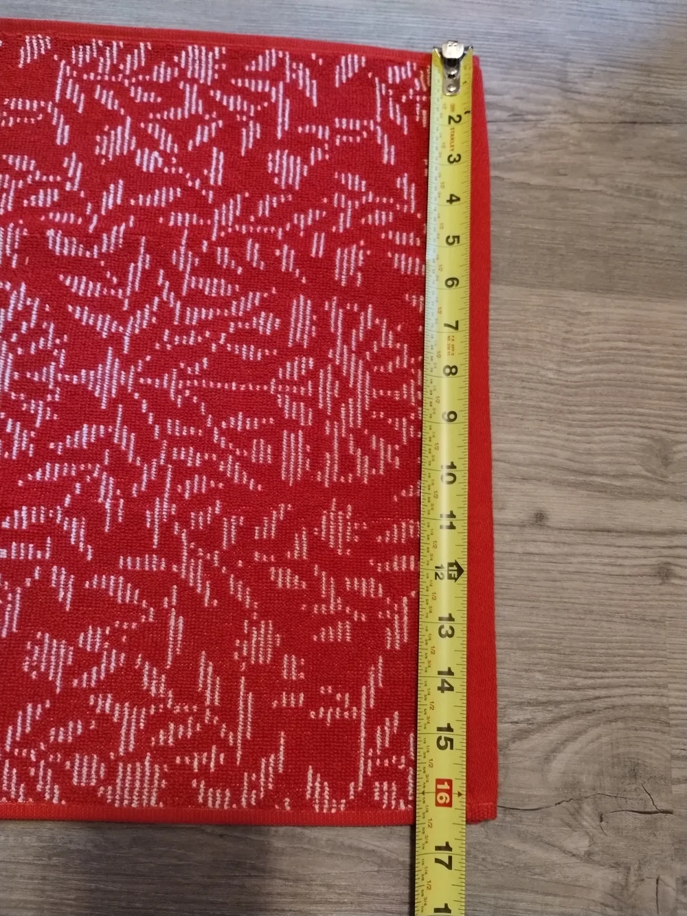 Threshold Red and White Floral Hand Towels